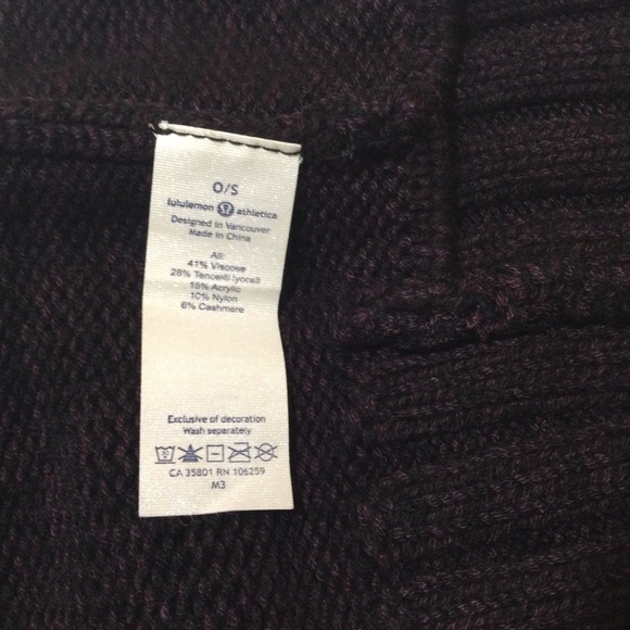 Lululemon Purple & Black Heather Beanie - Picture 2 of 2